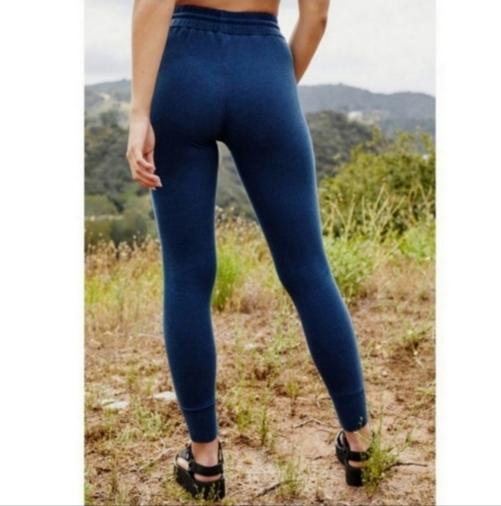 Free People Movement Sunny Navy Blue High Rise Jogger Sweatpants - Picture 2 of 9